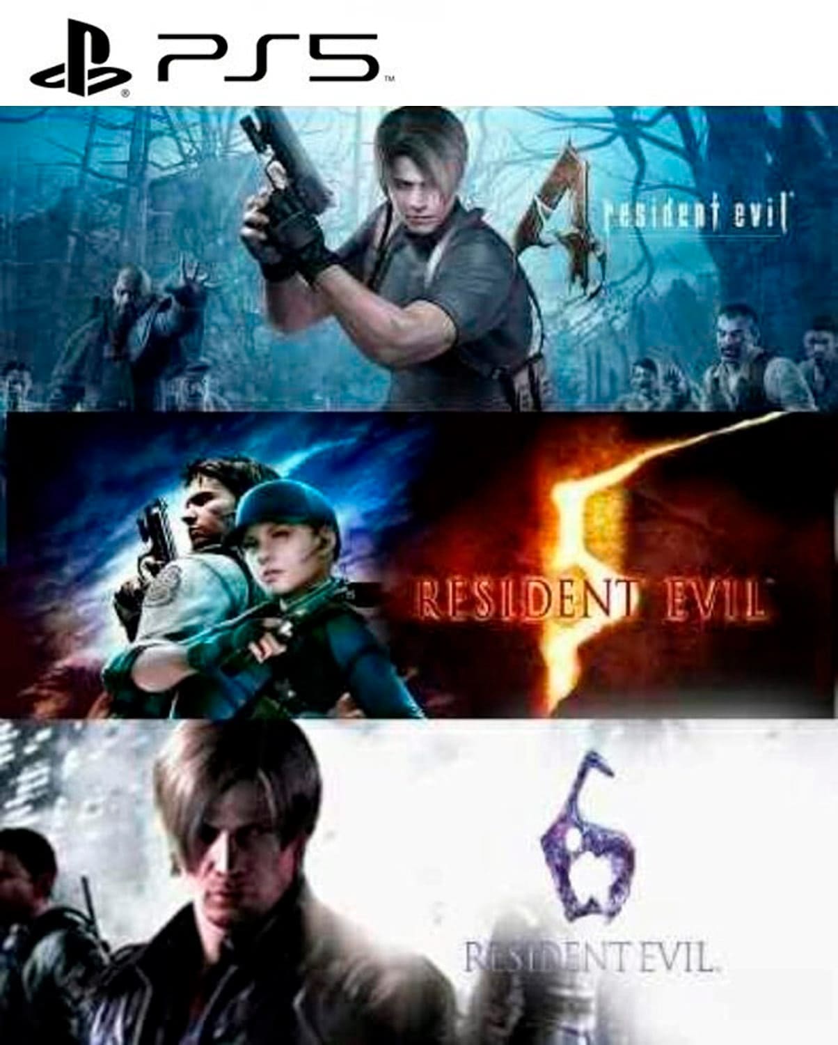 juego resident evil triple pack ps5 digital